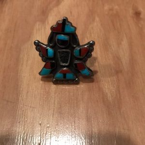 Vintage sterling and turquoise Ring